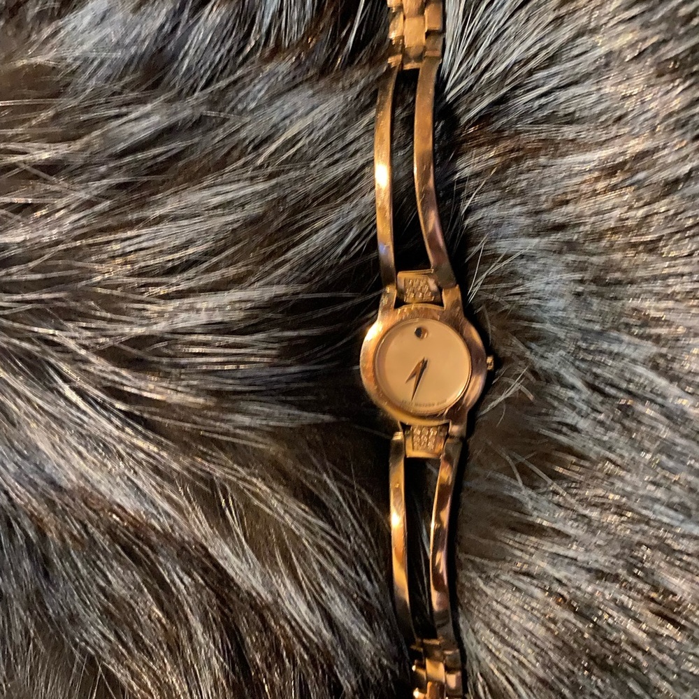 Sterling silver movado watch